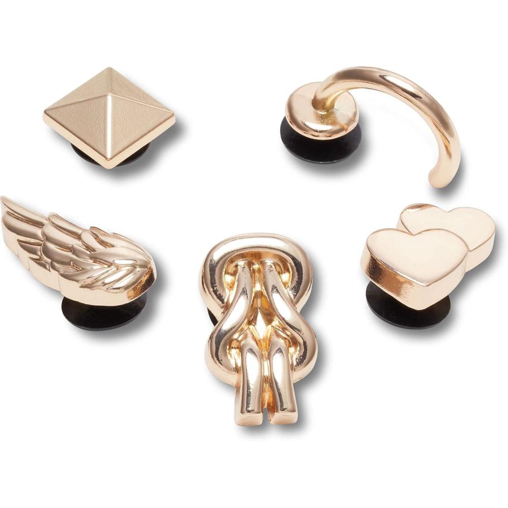 imageCrocs Kids Crocsfunlab Buzz Woody ClogsElevated Gold Gurl 5Pack