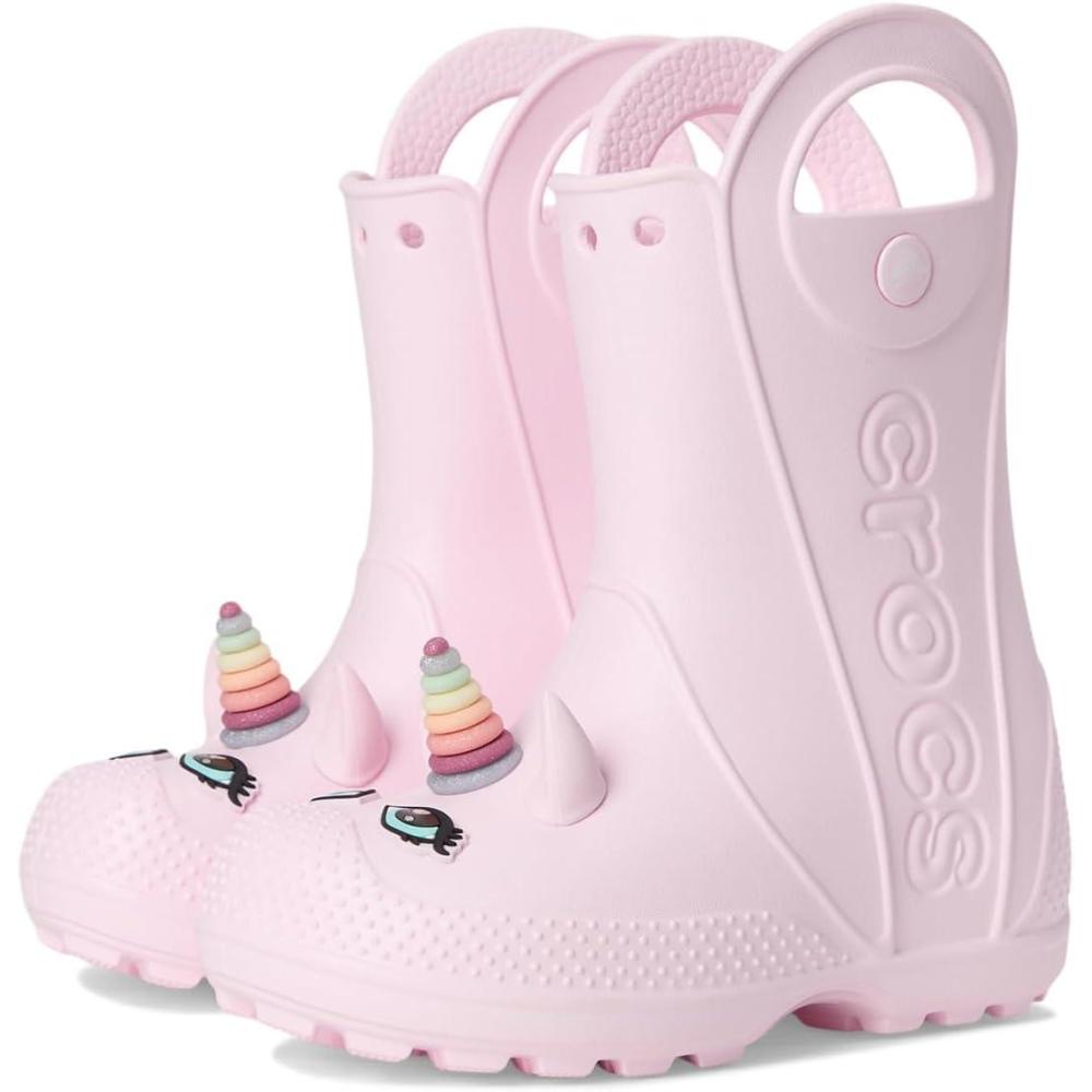 imageCrocs Kids Handle It Rain BootsPink Milk