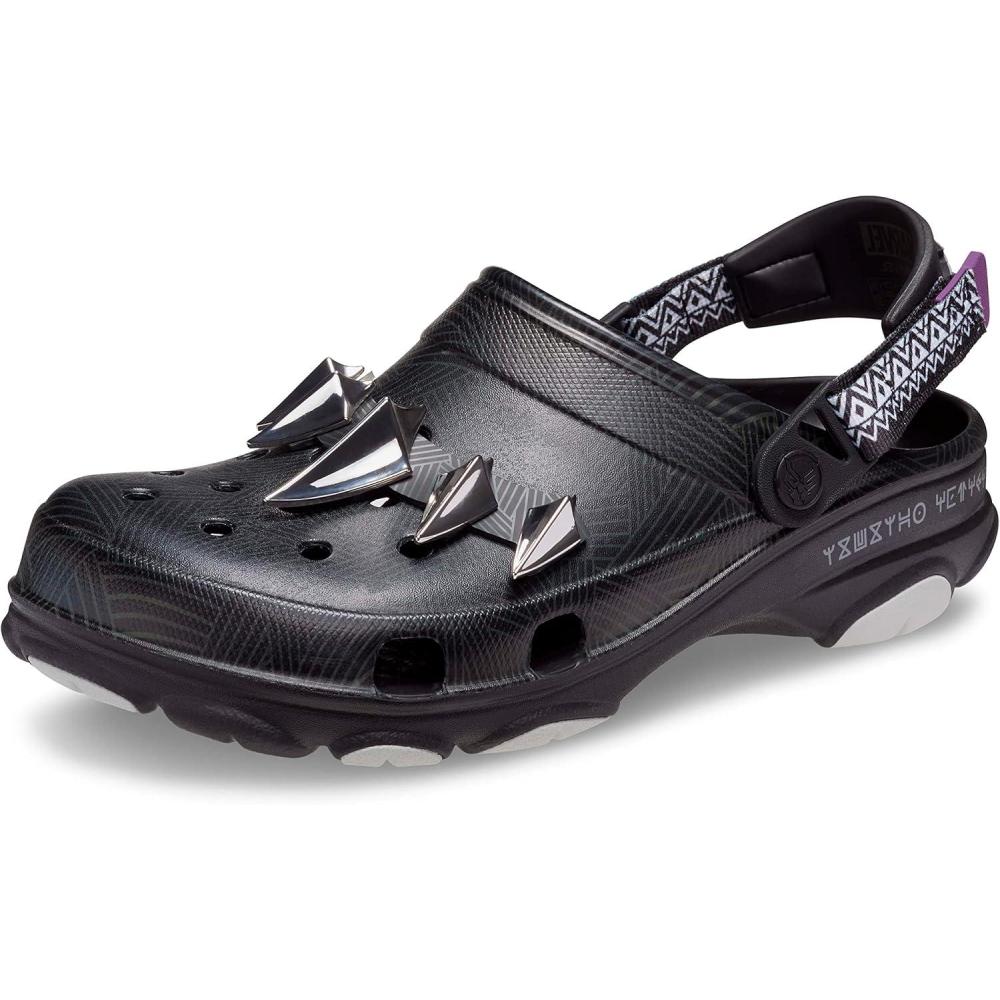 imageCrocs Unisex Adult Classic AllTerrain Black Panther ClogsMulti