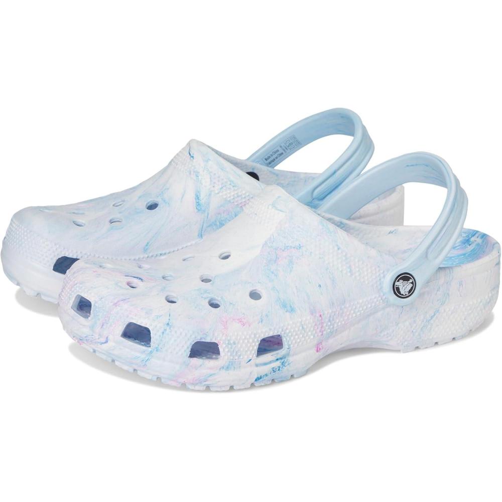 imageCrocs Unisex Adult Classic Marbled TieDye ClogsOxygen Swirl