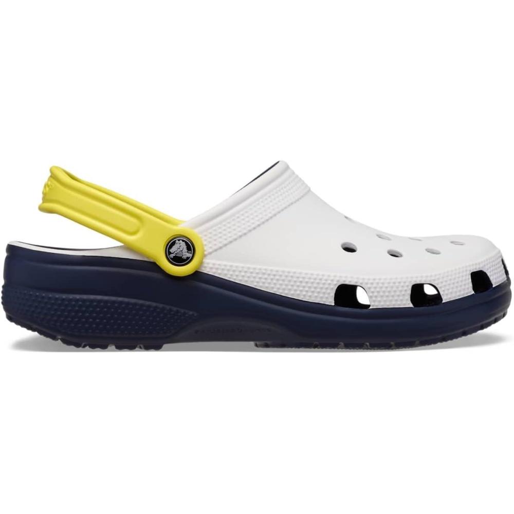 imageCrocs Unisex Adult Classic Retro Sport Slip On ClogsWhite