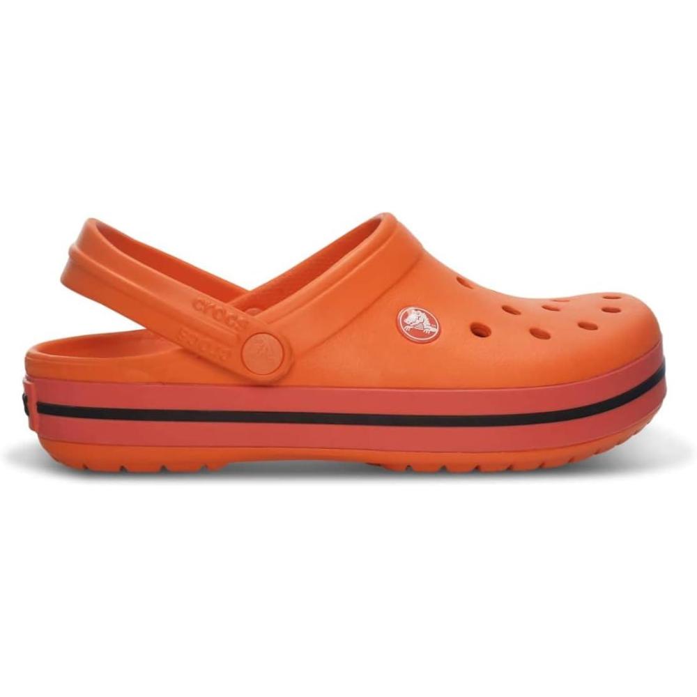 imageCrocs Unisex Adult Crocband ClogOrange Pulse