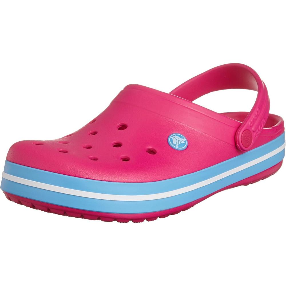 imageCrocs Unisex Adult Crocband ClogPink Candy Pink Bluebell