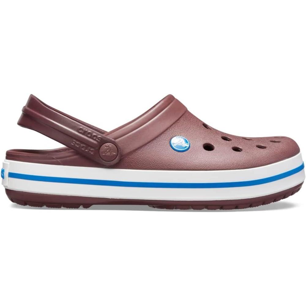 imageCrocs Unisex Adult Crocband ClogRed Burgundy White 616