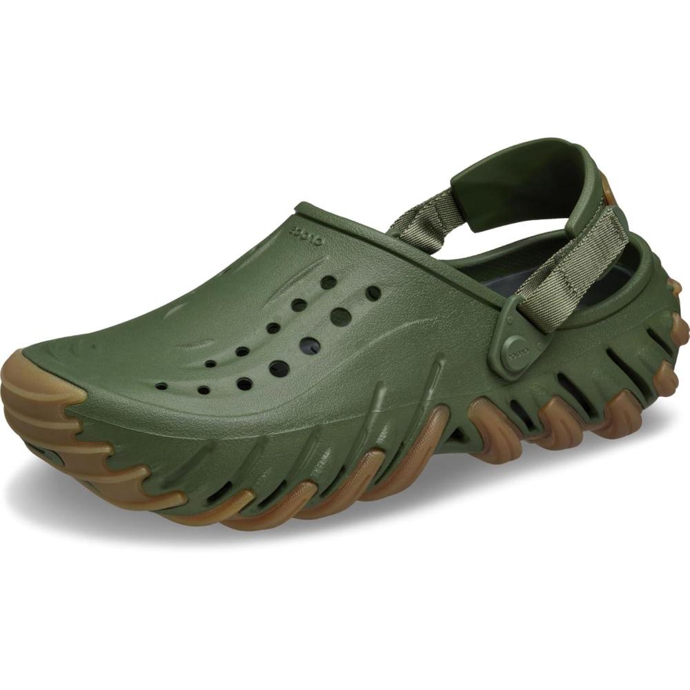 imageCrocs Unisex Adult Echo RO ClogsArmy Green