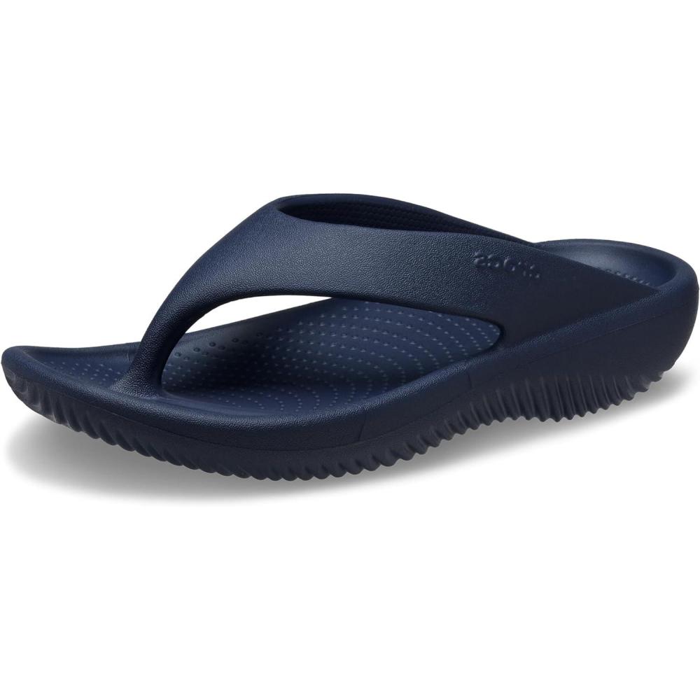 imageCrocs Unisex Adult Mellow Recovery Flip FlopsNavy