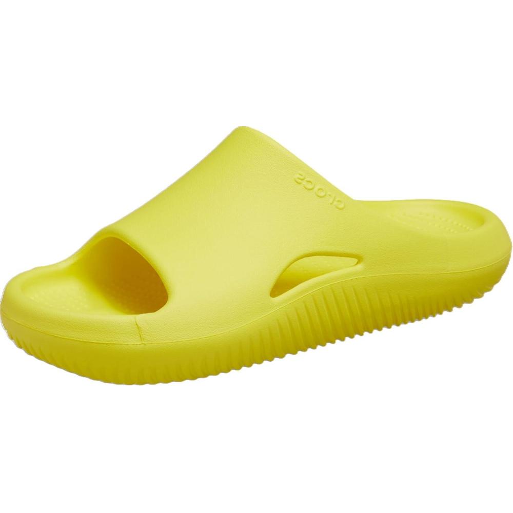 imageCrocs Unisex Adult Mellow Recovery SlidesCyber Yellow