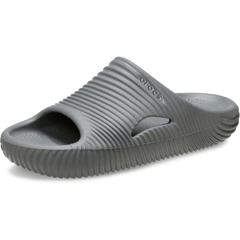 imageCrocs Unisex Adult Mellow Recovery SlidesTideSlate Grey
