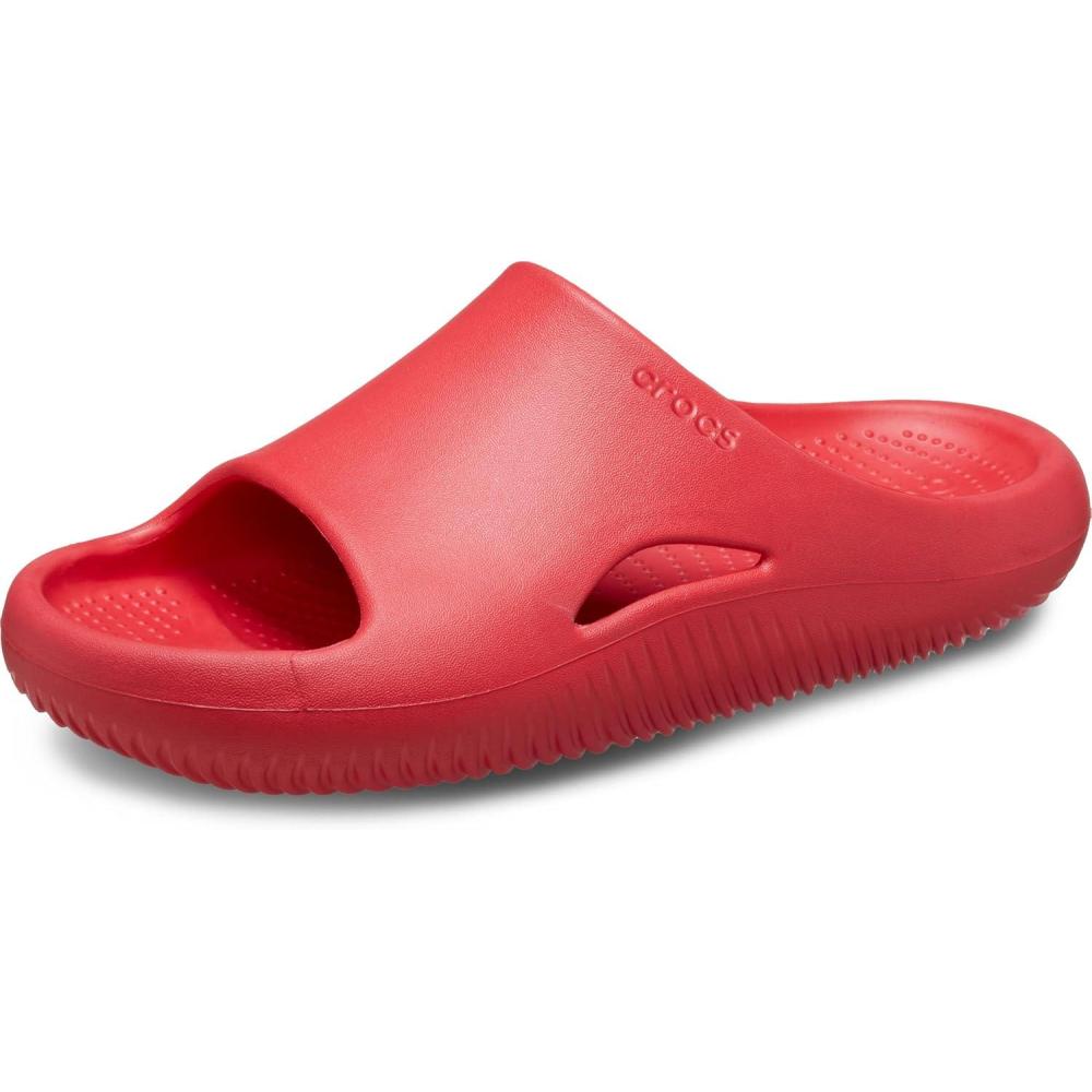 imageCrocs Unisex Adult Mellow Recovery SlidesVarsity Red
