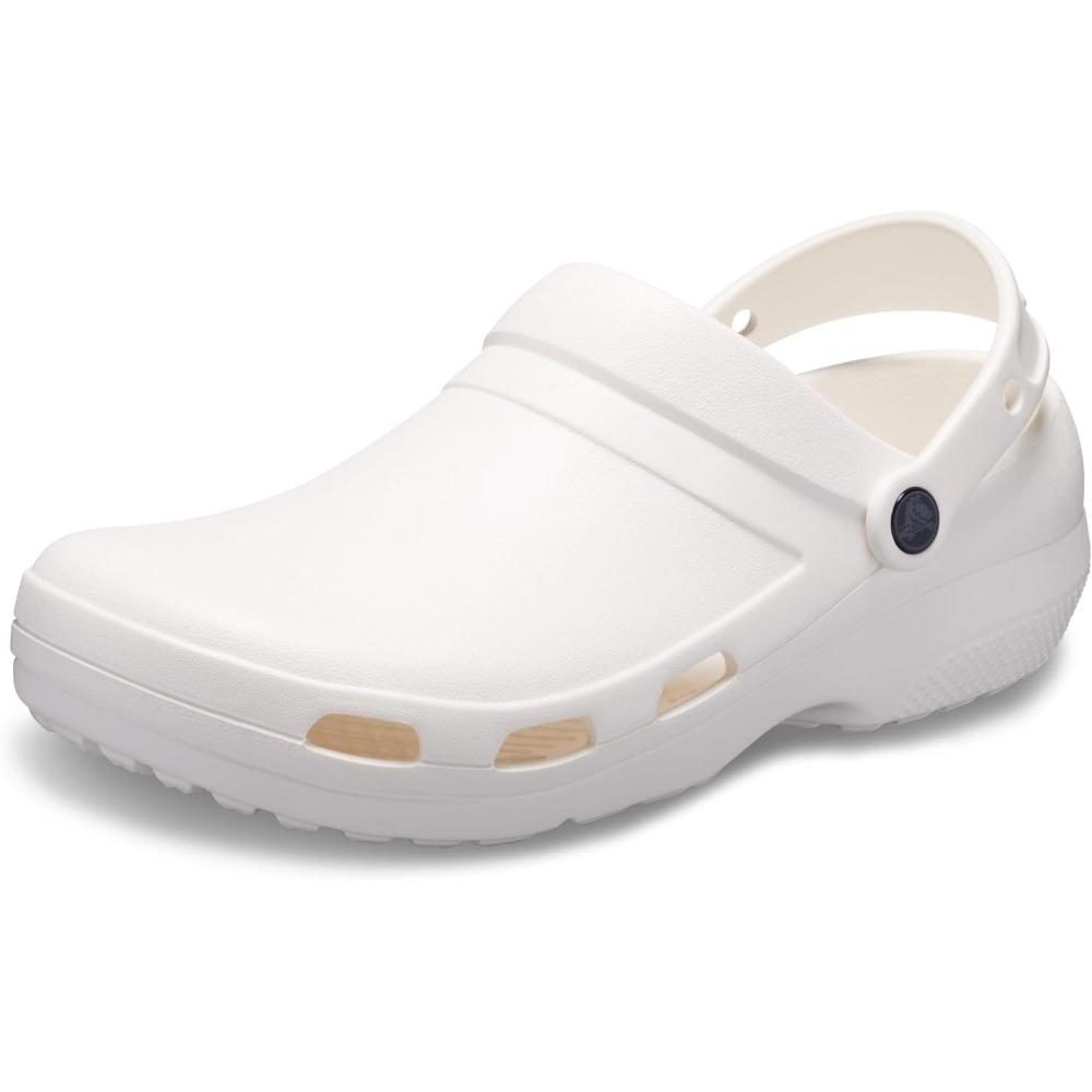 imageCrocs Unisex Adult Specialist II Work ClogsWhite