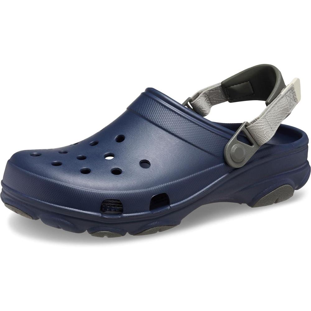 imageCrocs UnisexAdult All Terrain Clogs with Adjustable Heel StrapBlue