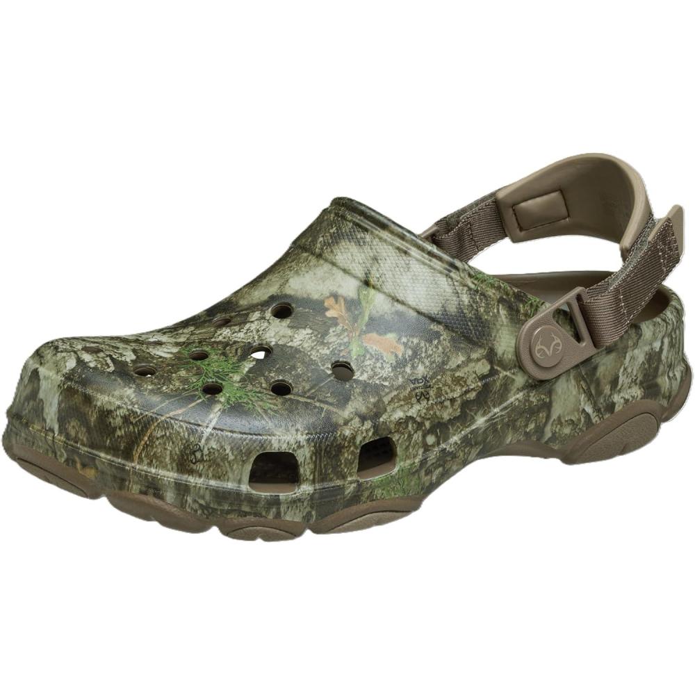 imageCrocs UnisexAdult All Terrain Clogs with Adjustable Heel StrapRealtree Apx