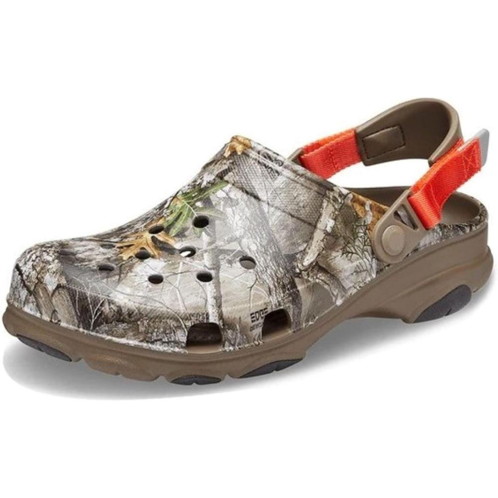 imageCrocs UnisexAdult All Terrain Clogs with Adjustable Heel StrapWalnut
