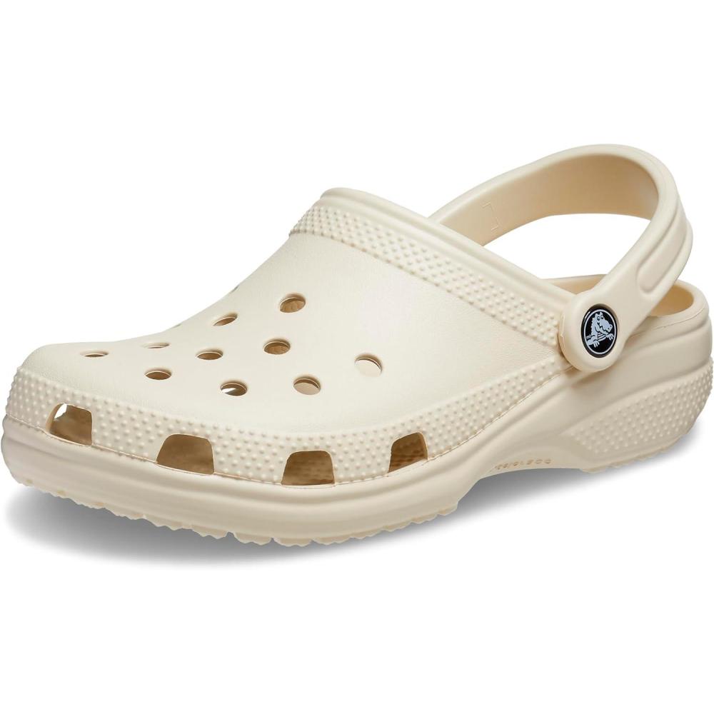 imageCrocs UnisexAdult Classic Clog Clogs for Women and Men Bone 3 Men5 Women