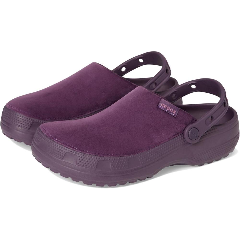 imageCrocs UnisexAdult Classic Crafted Canvas Clogs for Men and WomenPlush Plum Velvet