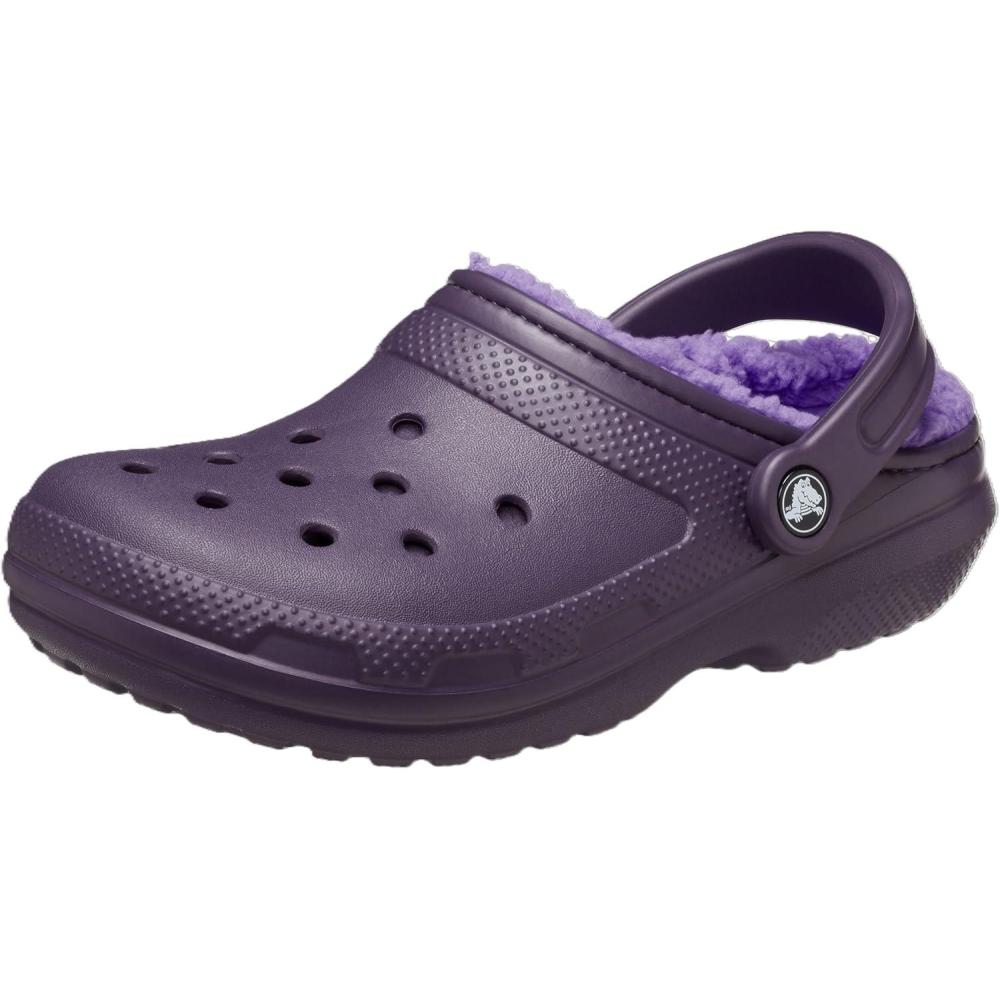 imageCrocs UnisexAdult Classic Lined ClogDark Iris