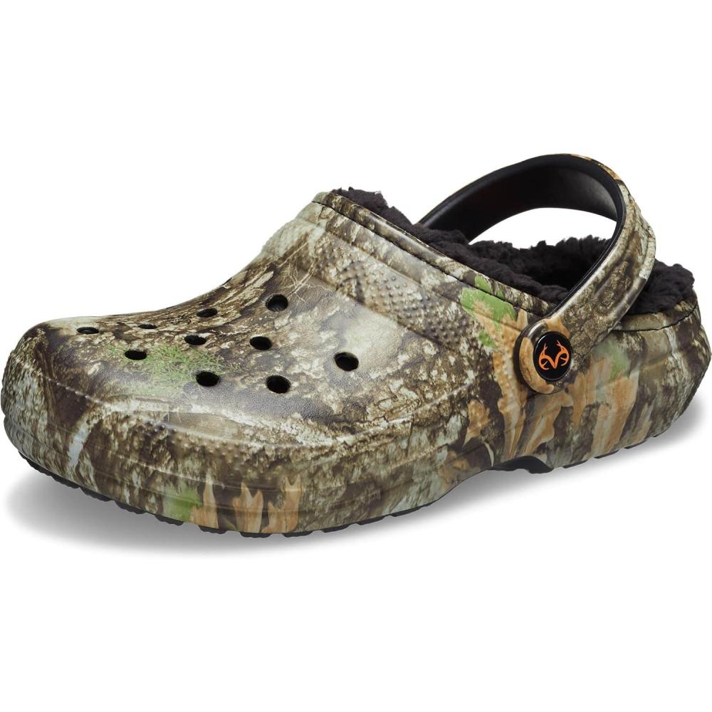 imageCrocs UnisexAdult Classic Lined ClogKhakiMulti