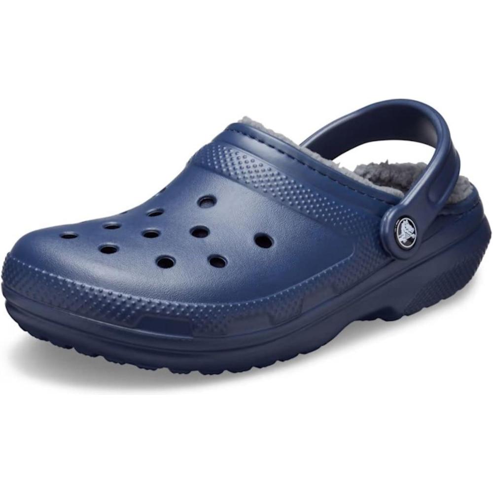 imageCrocs UnisexAdult Classic Lined ClogNavyCharcoal