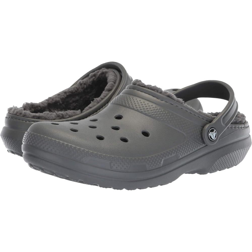 imageCrocs UnisexAdult Classic Lined ClogSlate GreySmoke