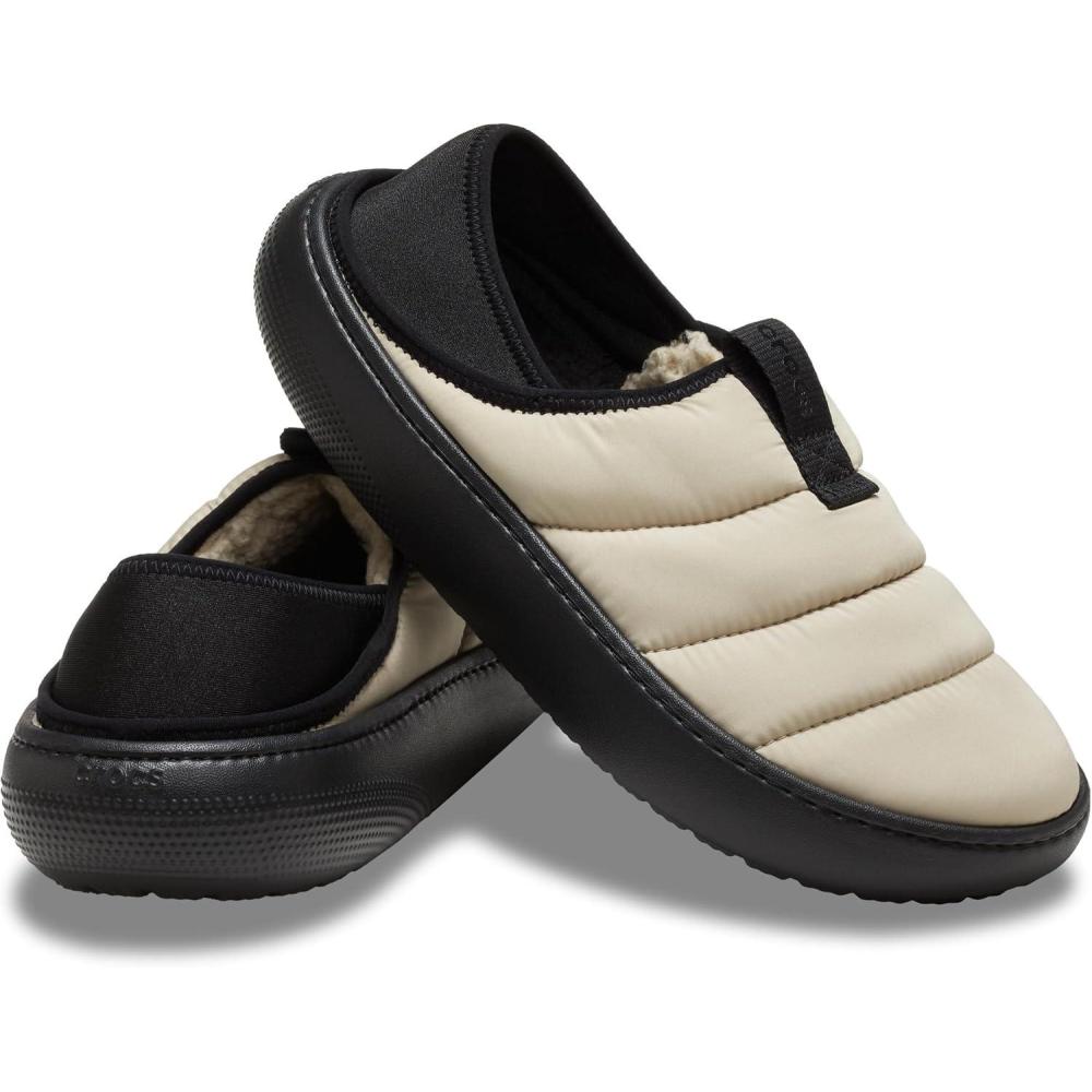 imageCrocs UnisexAdult Classic Puff Moc SlipperMothMulti