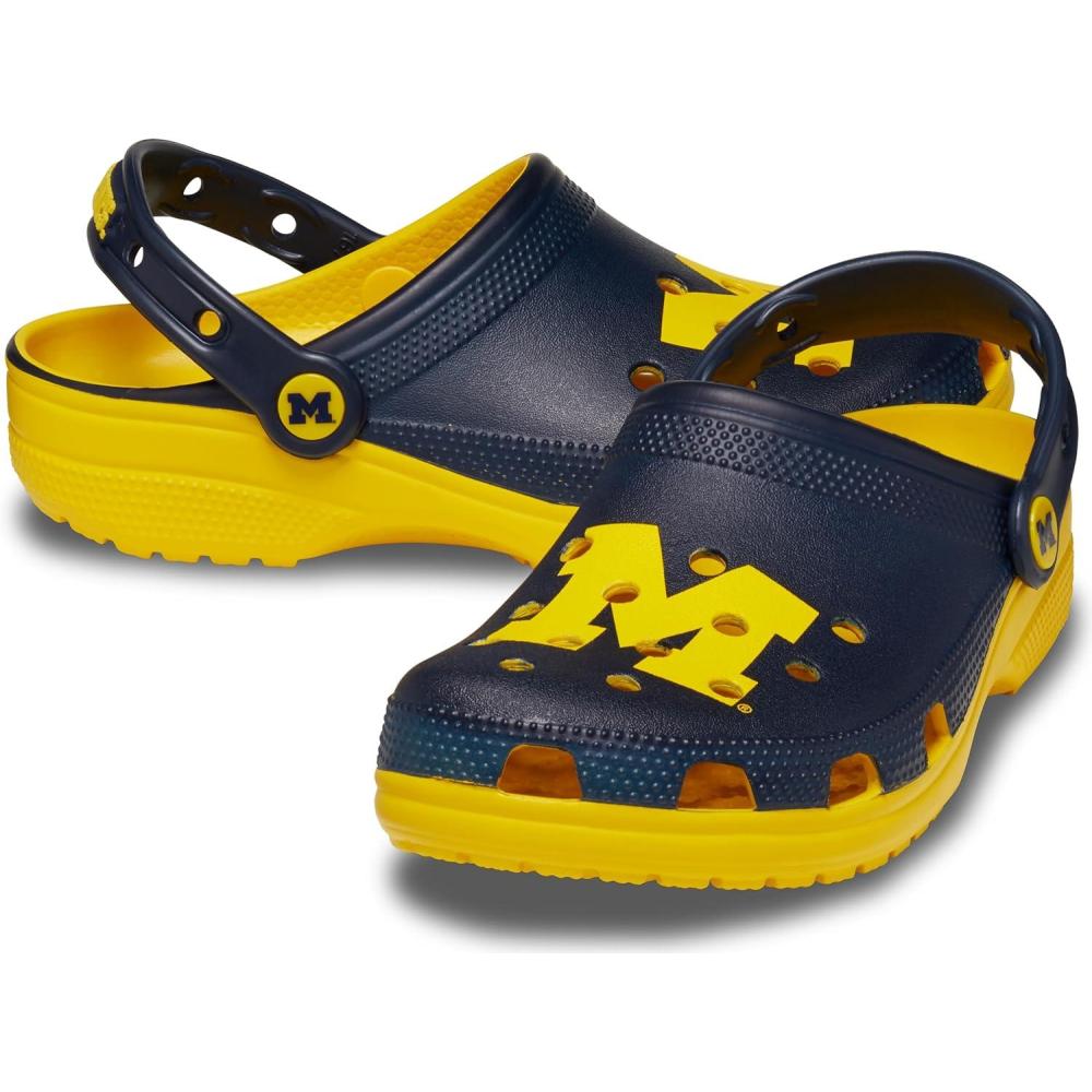 imageCrocs UnisexAdult Collegiate ClogsMichigan