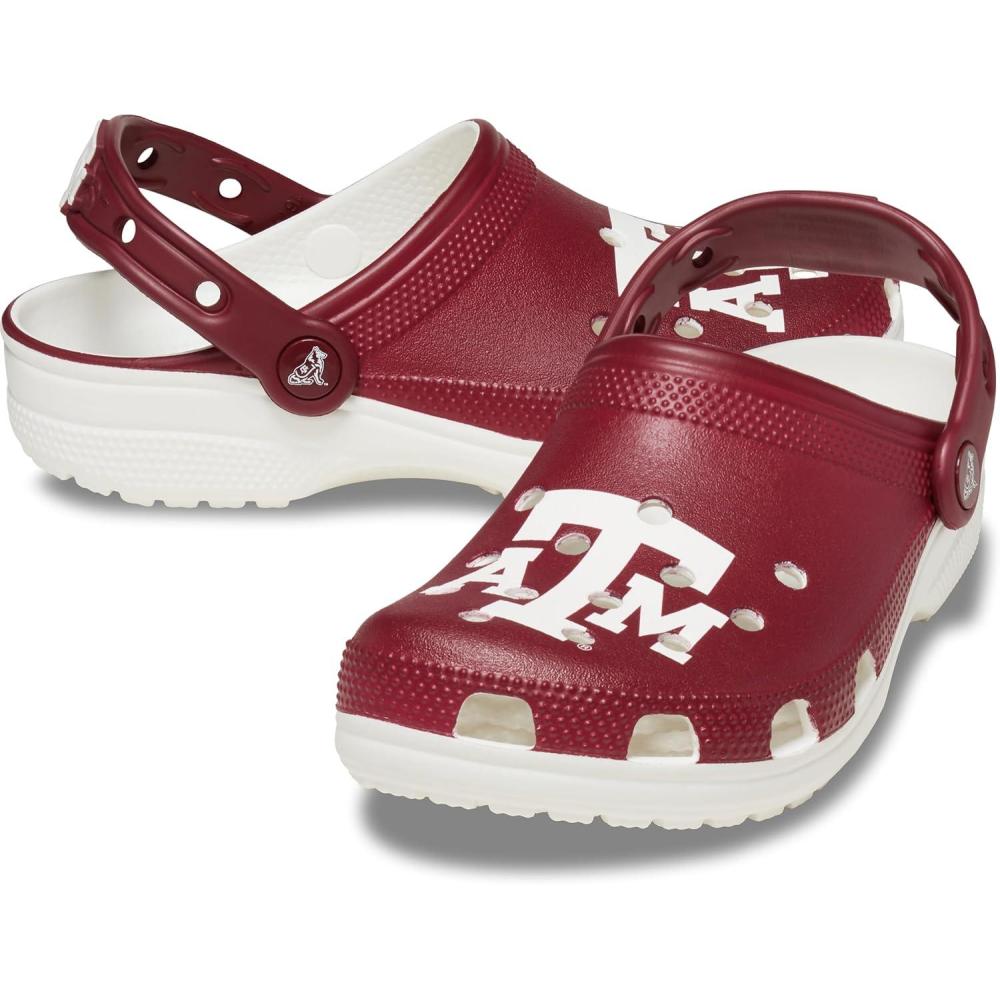 imageCrocs UnisexAdult Collegiate ClogsTexas Am