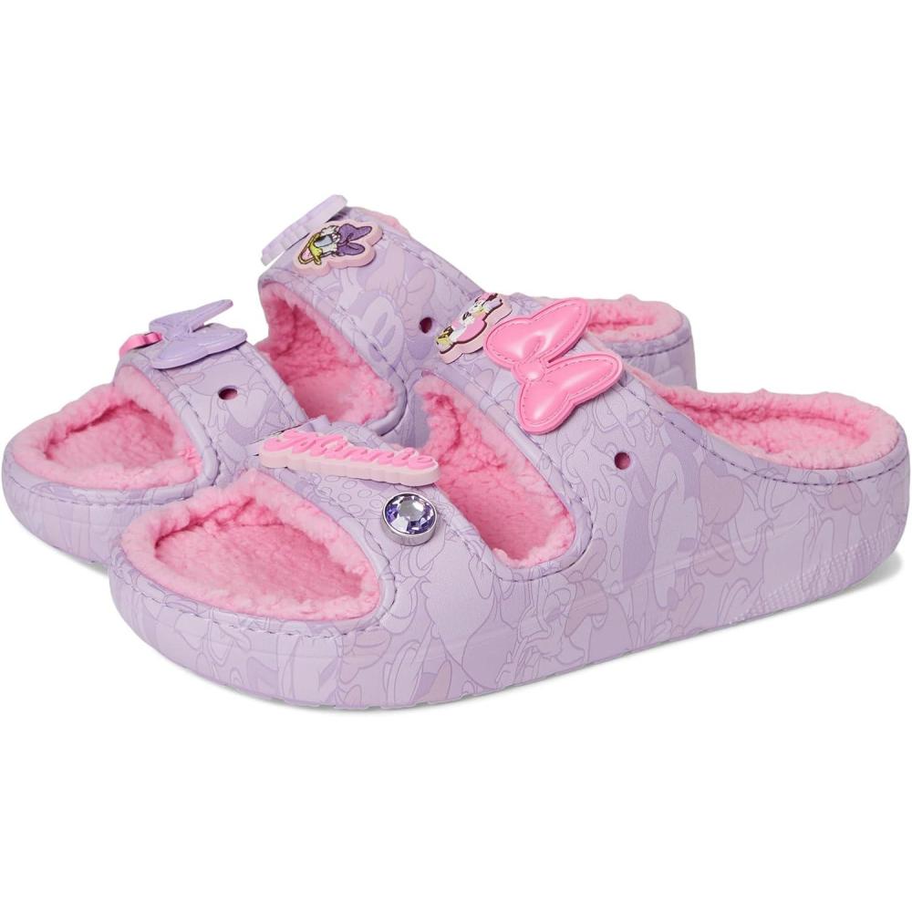 imageCrocs UnisexAdult Disney Minnie Mouse ampamp Daisy Cozzzy Sandals SlipperMinnieDaisy