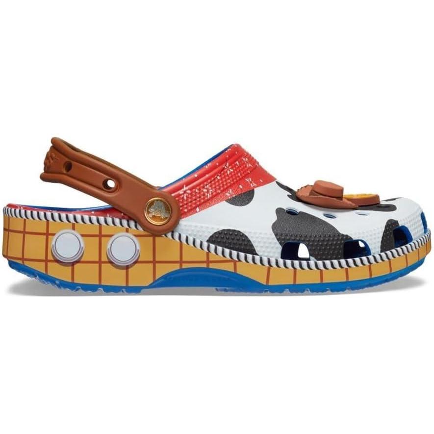 imageCrocs UnisexAdult Toy Story Classic ClogBlue JeanWoody