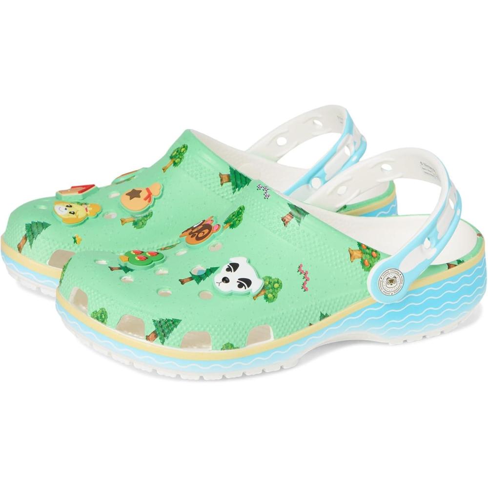 imageCrocs UnisexChild Animal Crossing Classic Clogs Little KidBig KidAnimal Crossing