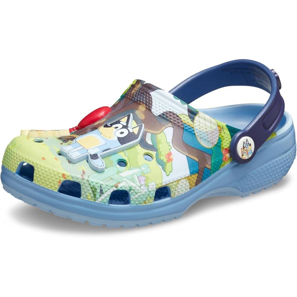 imageCrocs UnisexChild Bluey Classic Clogs ToddlerLittle KidBig KidBluey