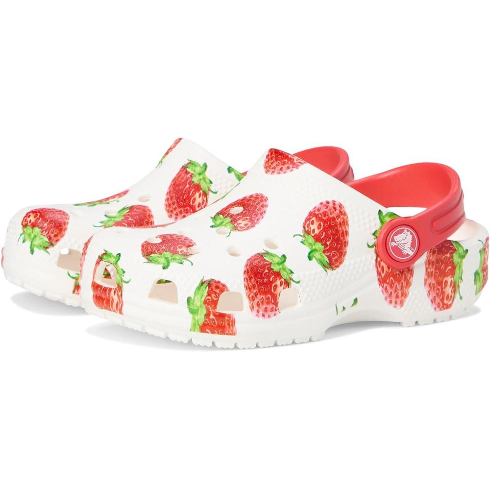 imageCrocs UnisexChild Classic Graphic ClogWhite