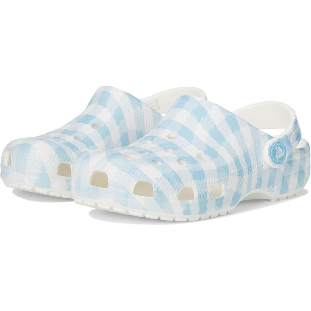 imageCrocs UnisexChild Classic Graphic ClogWhiteBlue