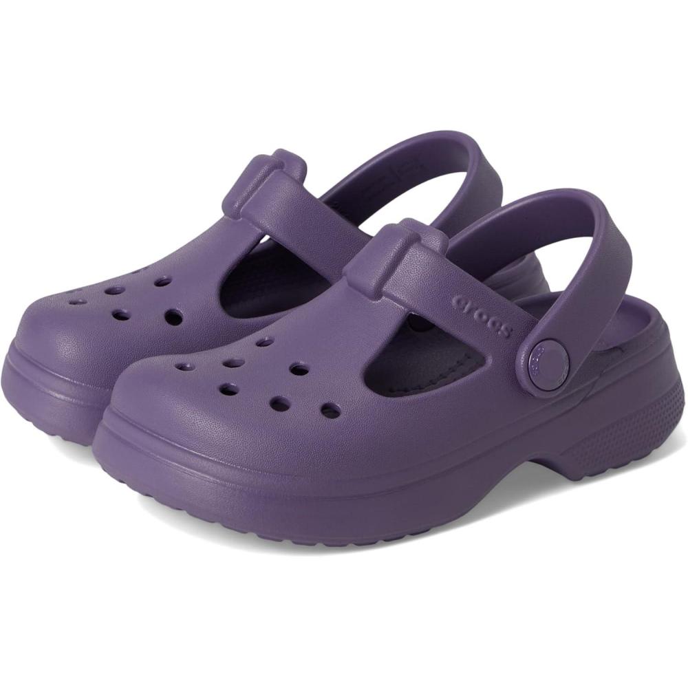imageCrocs UnisexChild Classic Mary Jane Clogs ToddlerNightshade