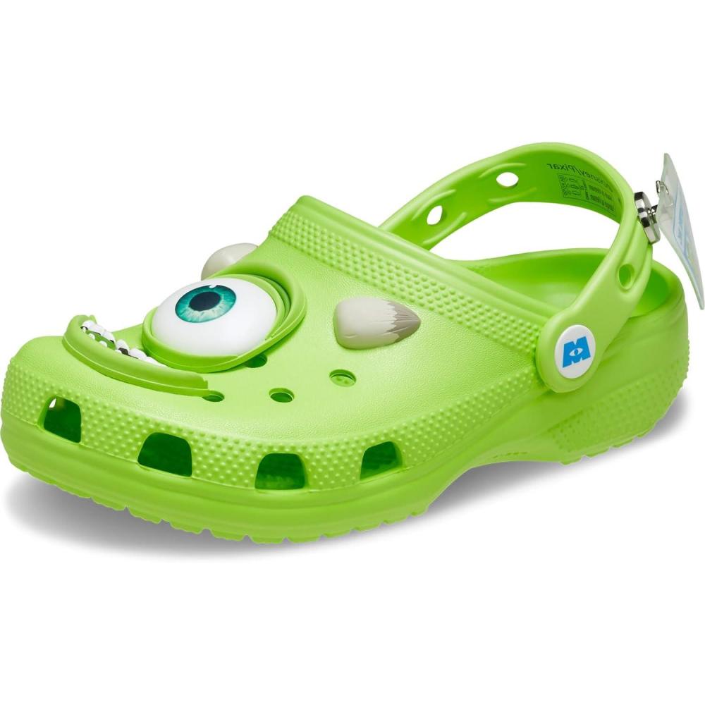 imageCrocs UnisexChild Disney Monsters Mike Wazowski Clogs Little KidBig KidMulti