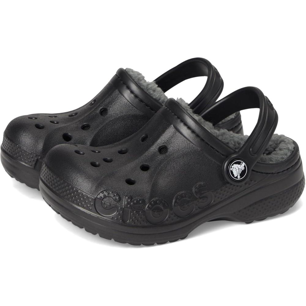 imageCrocs UnisexChild Via Lined Clogs Little KidBlack