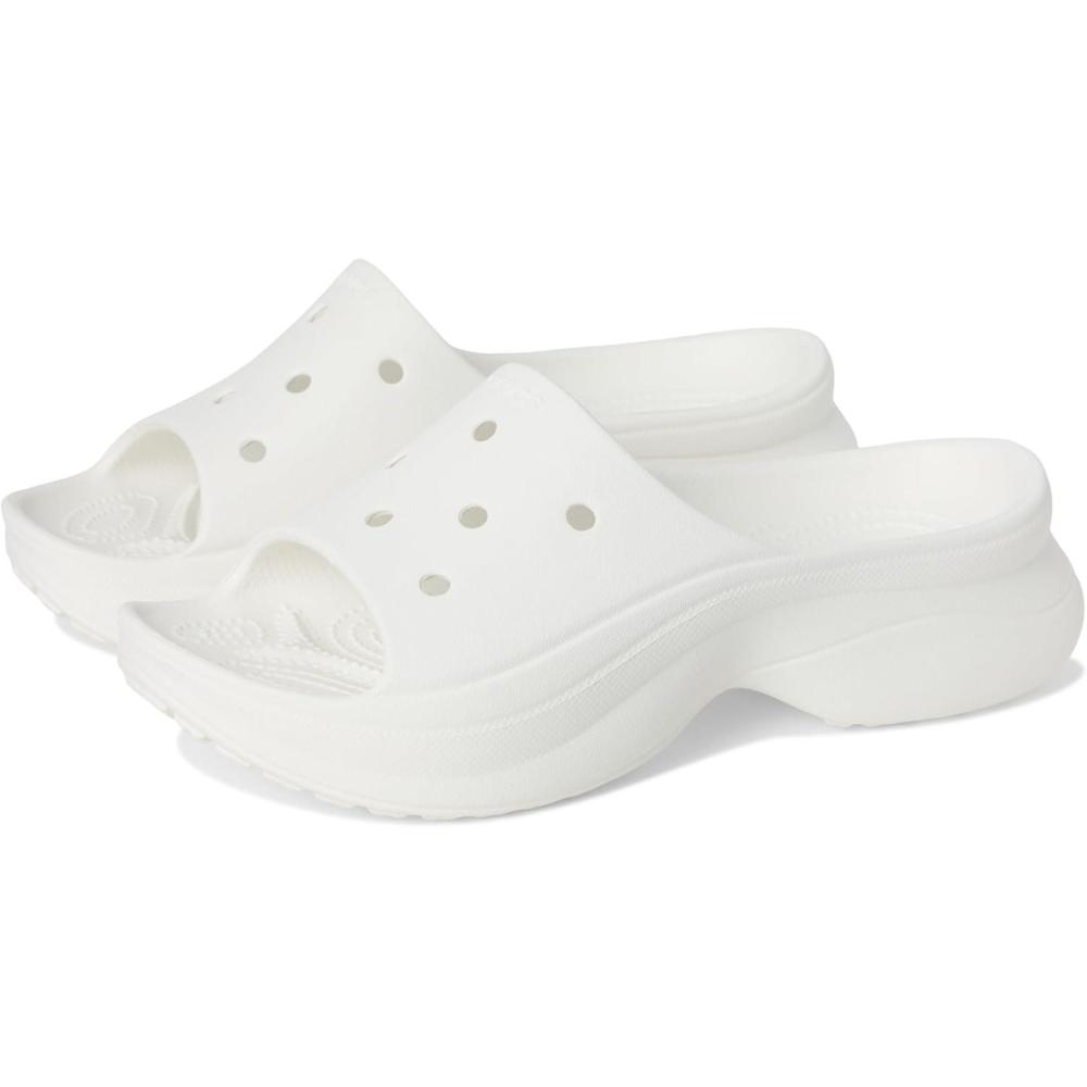 imageCrocs Womens Bae Slide Platform SandalsWhite