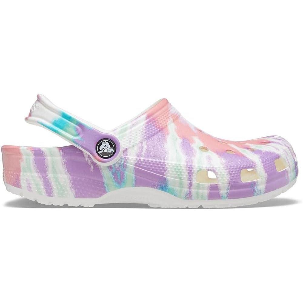 imageCrocs Womens Classic Marbled Tiedye ClogsFrescoMulti 1