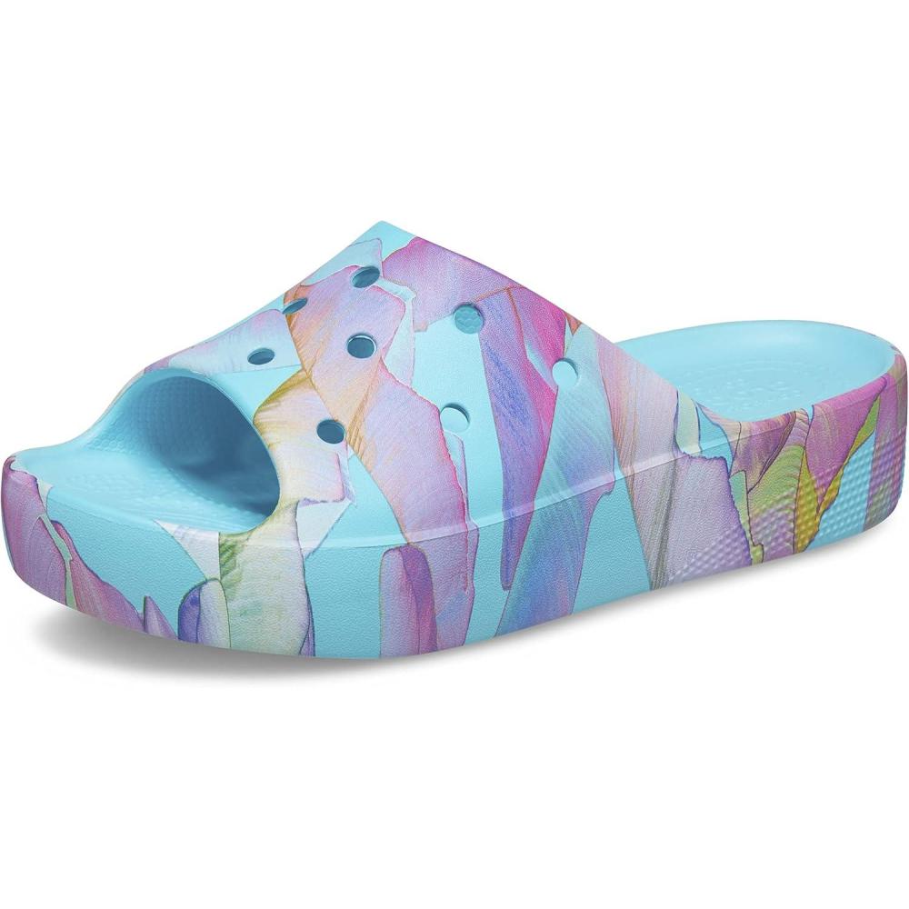 imageCrocs Womens Classic Marbled Tiedye ClogsNeptuneMulti