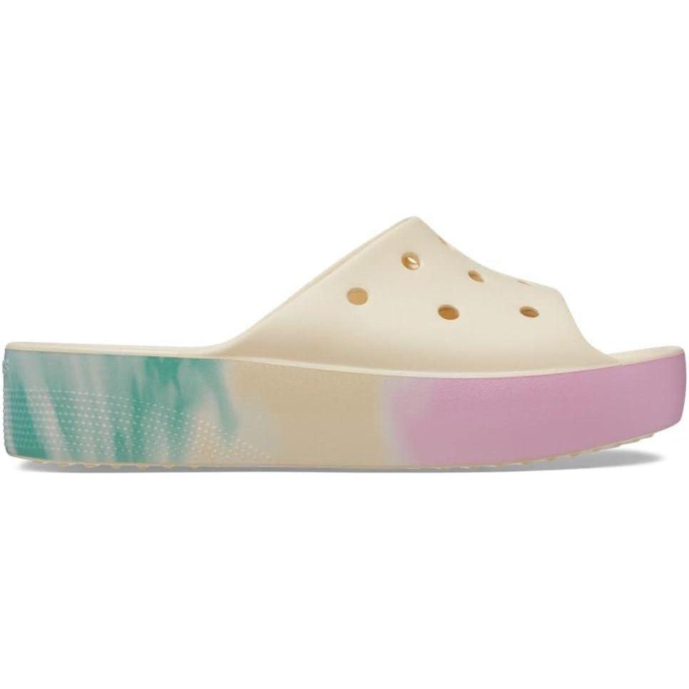 imageCrocs Womens Classic Marbled Tiedye ClogsVanillaMulti