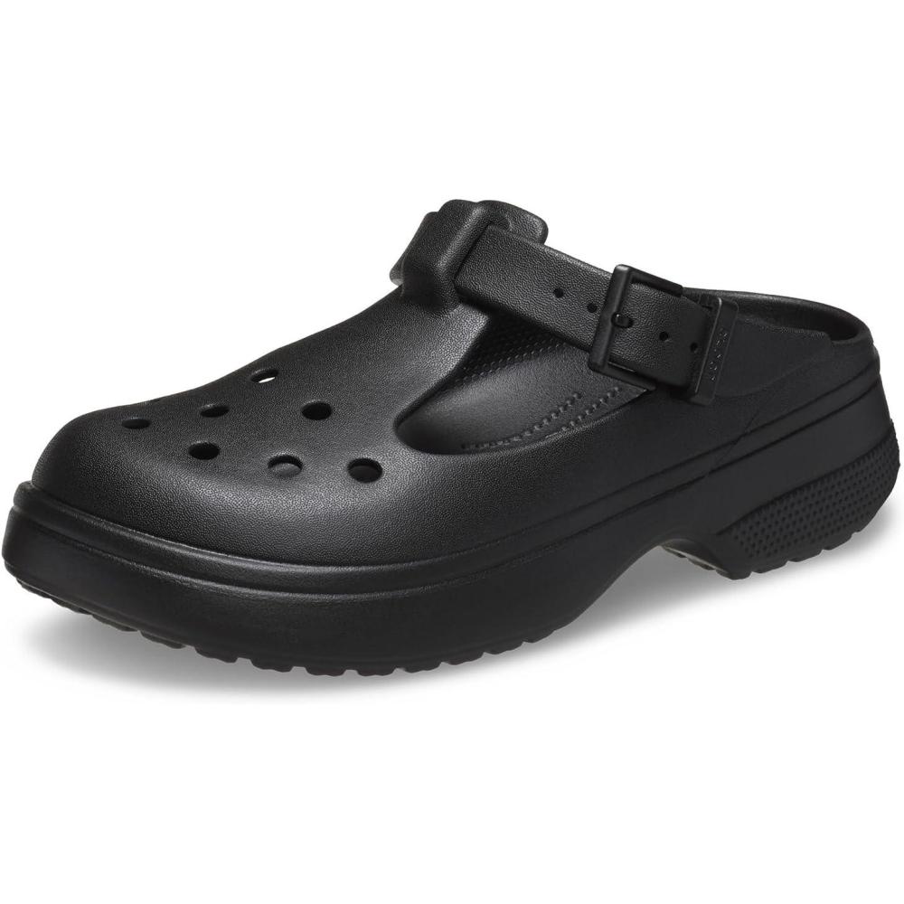 imageCrocs Womens Classic Mary Jane Clogs Mary Janes for WomenBlack