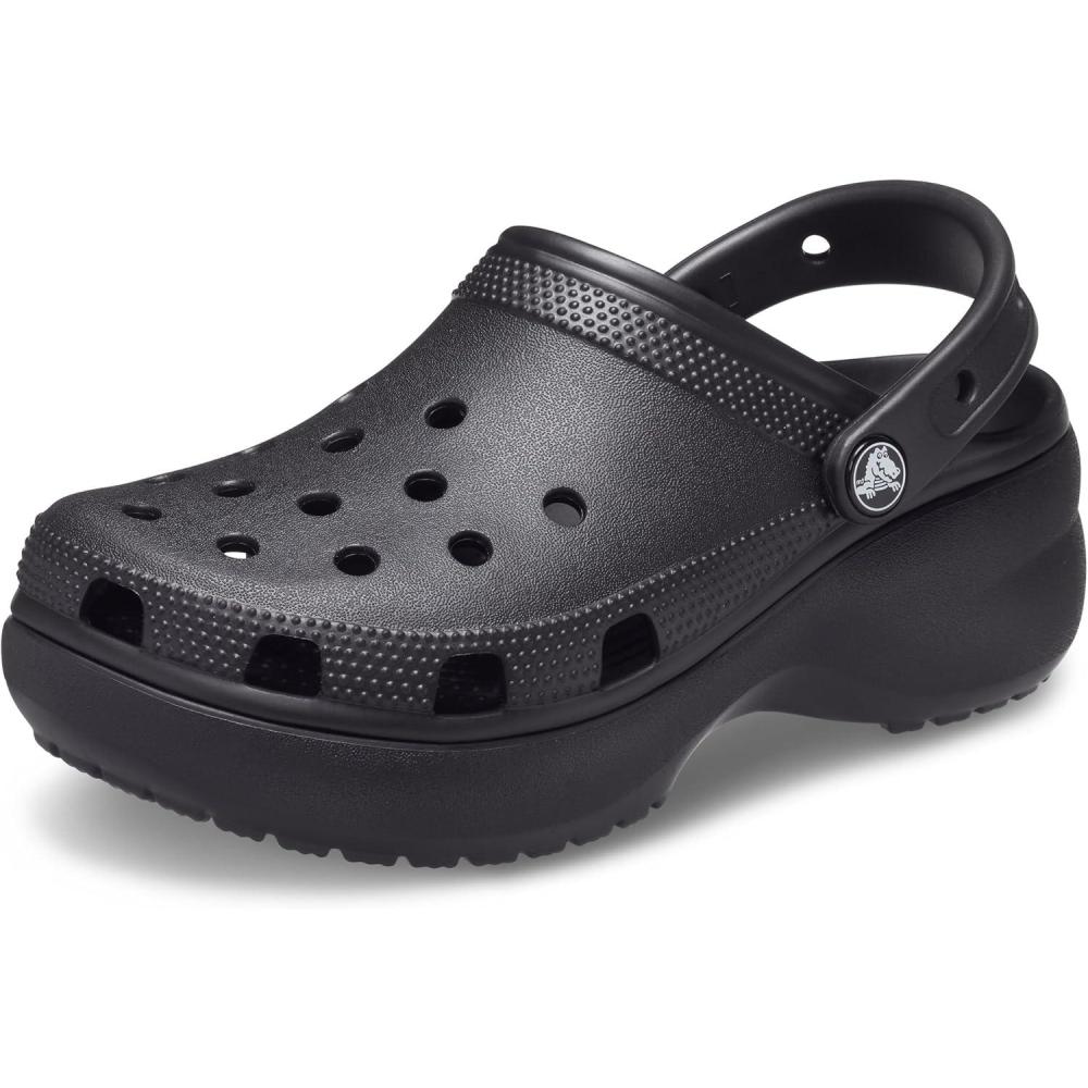 imageCrocs Womens Classic Platform ClogBlack