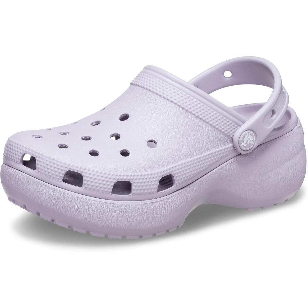 imageCrocs Womens Classic Platform ClogMauve Mist