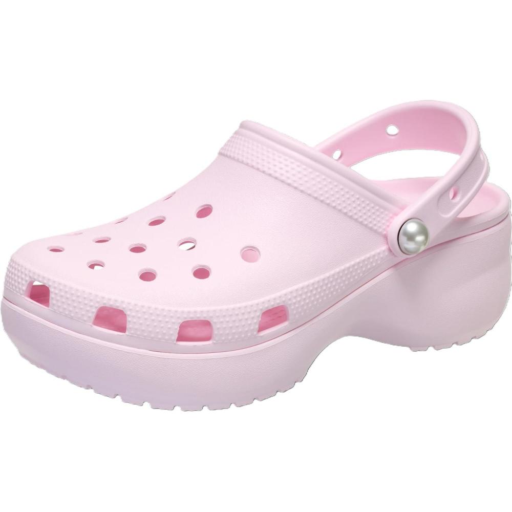 imageCrocs Womens Classic Platform ClogPink Milk