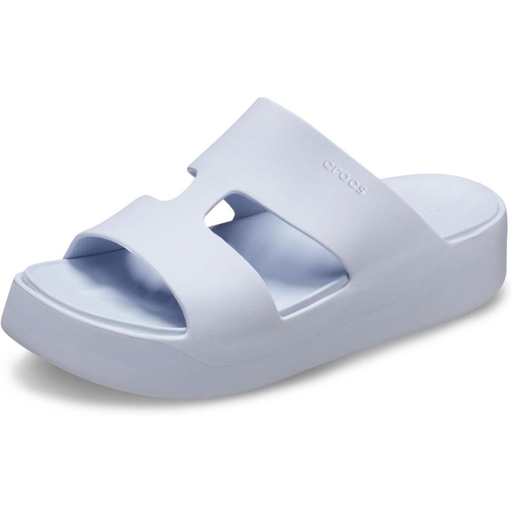 imageCrocs Womens Getaway Platform HStrap Wedge SandalsDreamscape