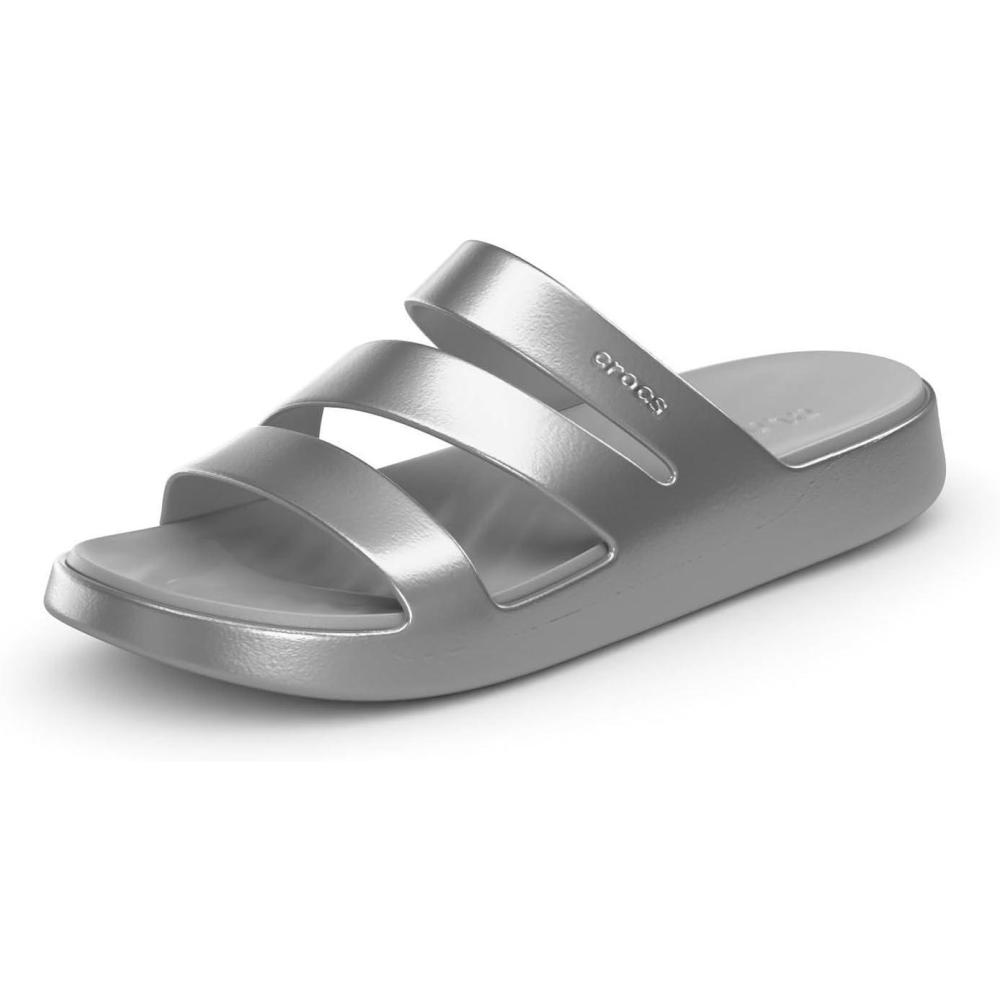 imageCrocs Womens Getaway Strappy SandalsSilver