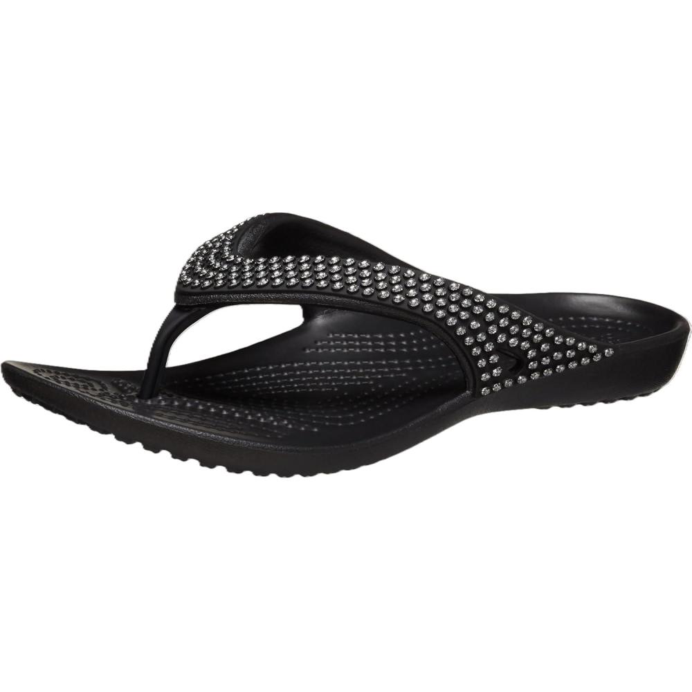 imageCrocs Womens Kadee II Flip FlopsDiamante Black
