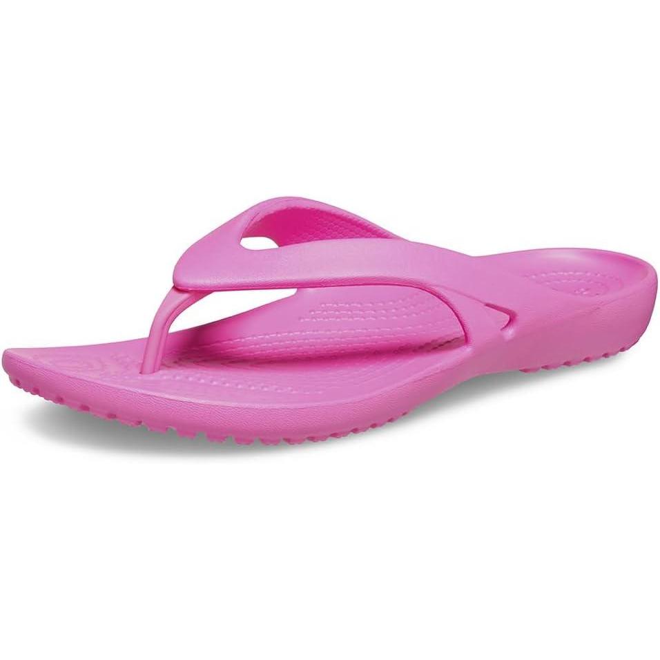 imageCrocs Womens Kadee II Flip FlopsElectric Pink