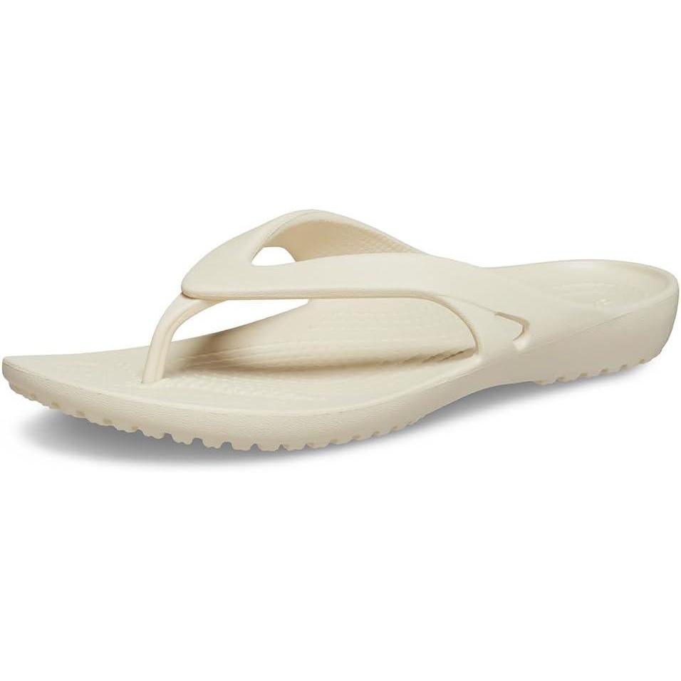 imageCrocs Womens Kadee II Flip FlopsWinter White