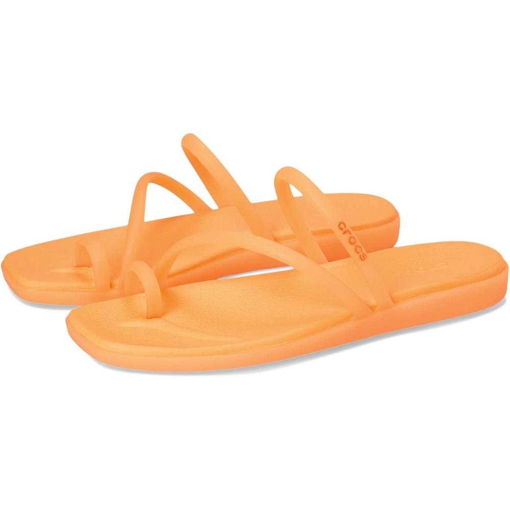 imageCrocs Womens Miami Toe Loop SandalsOrangesicle