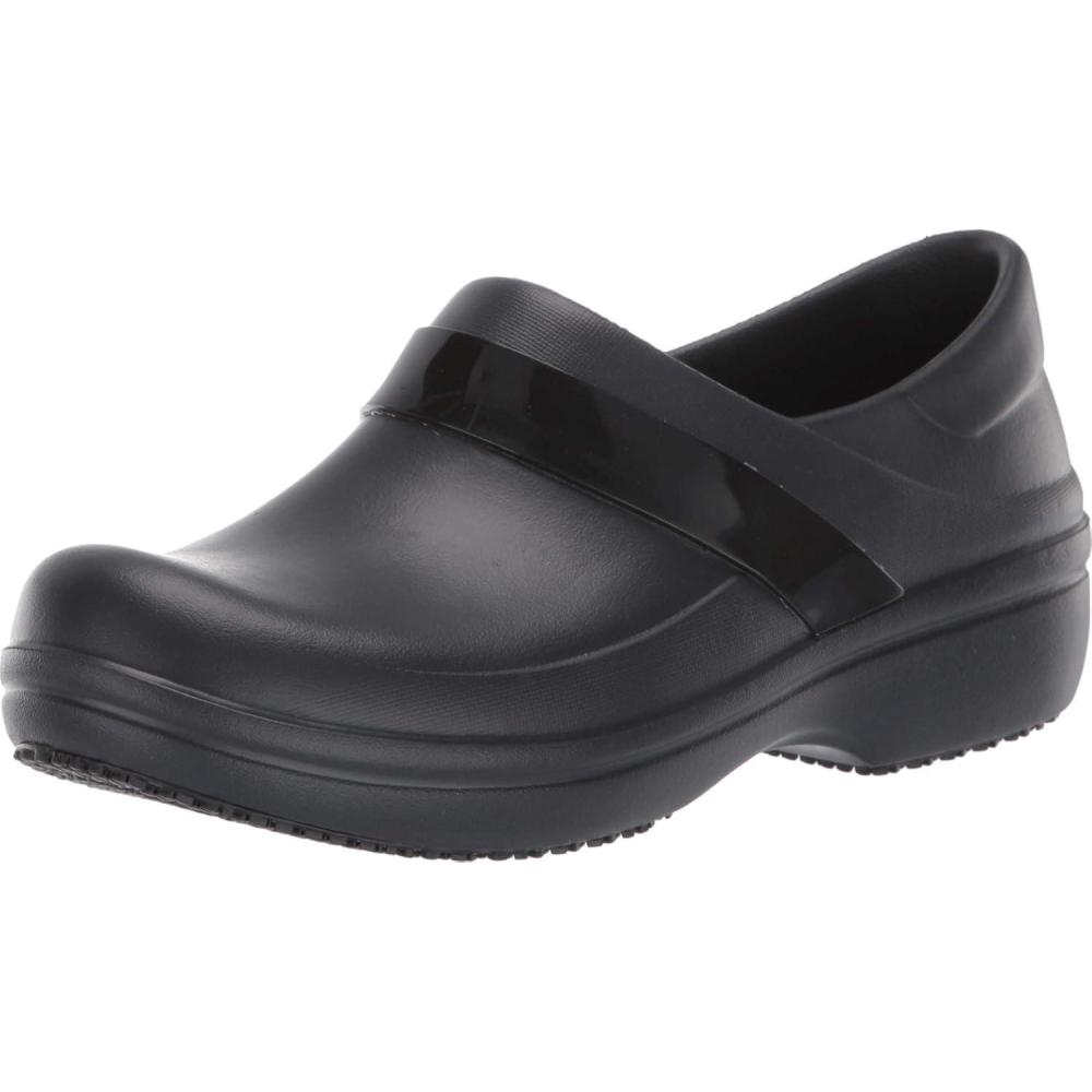 imageCrocs Womens Neria Pro II Clogs Slip Resistant Work Shoes for WomenBlackBlack